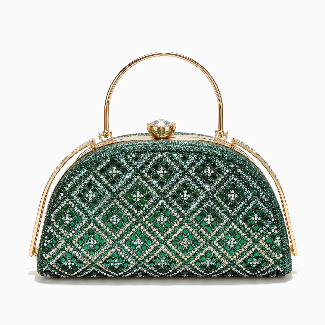 Arabella Crystal Frame Clutch - Image 11