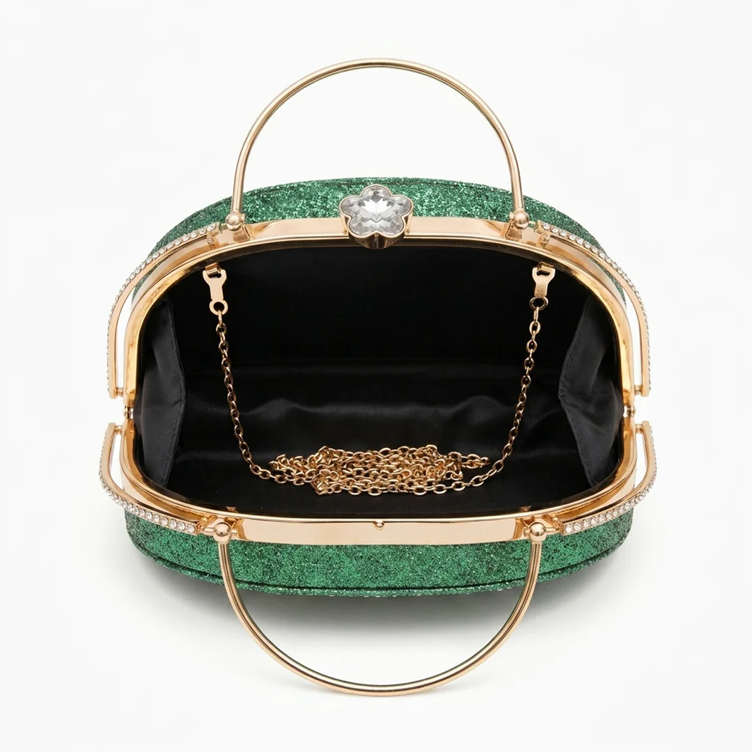 Arabella Crystal Frame Clutch - Image 15