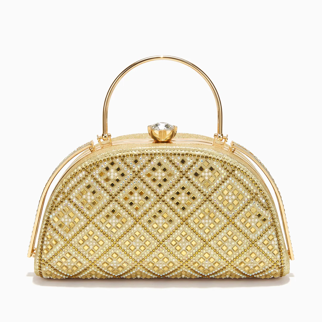 Arabella Crystal Frame Clutch - Image 6