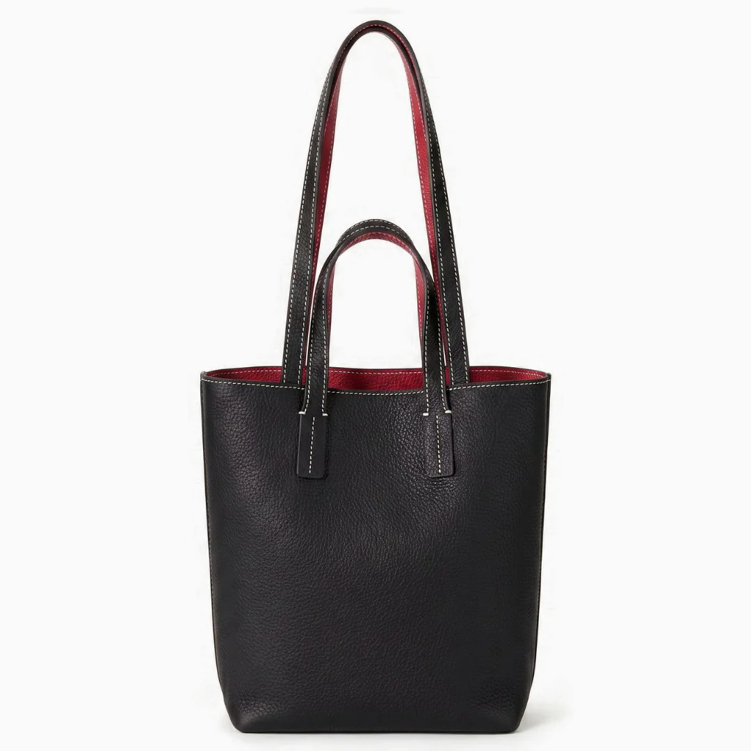 Audrey Contrast Bucket Tote