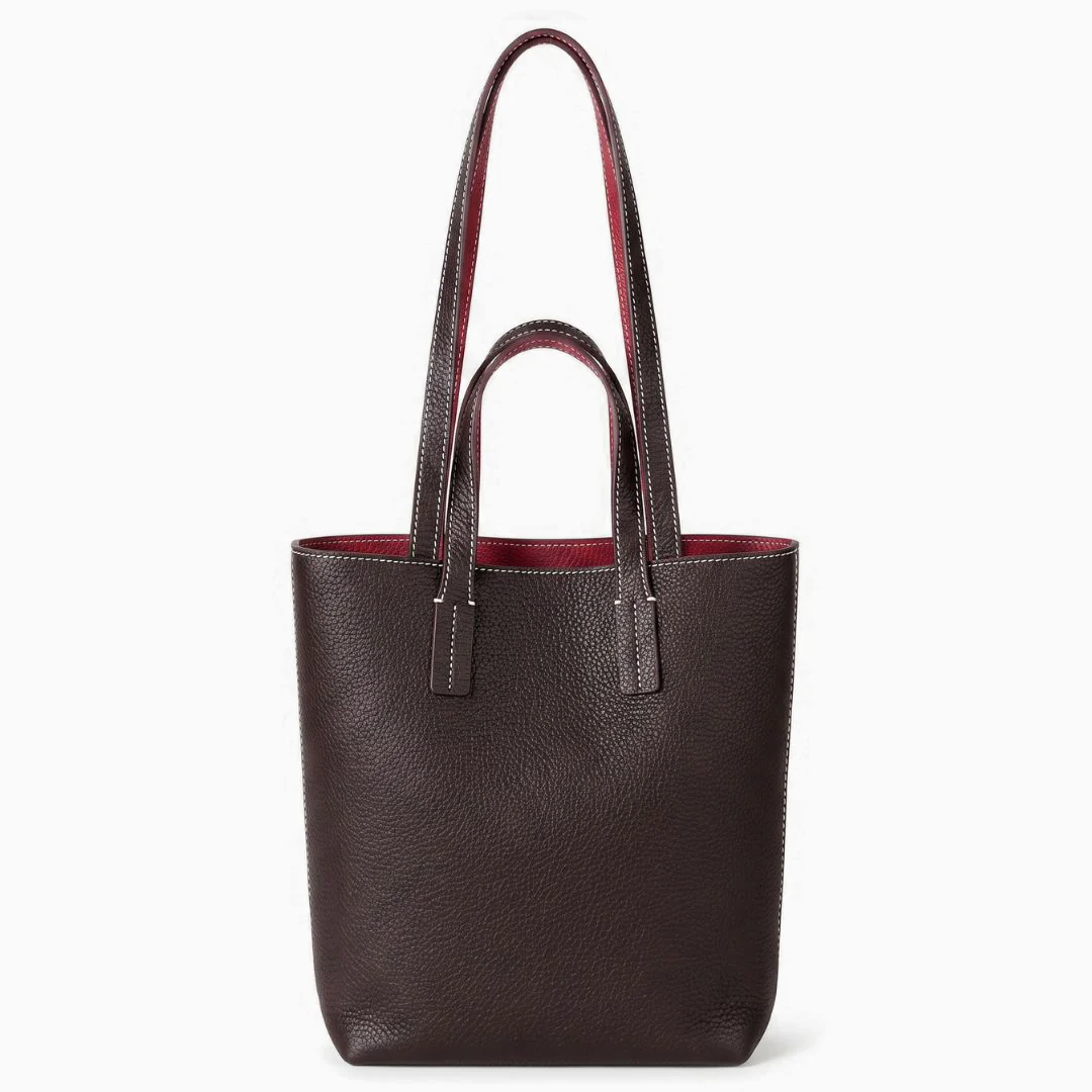 Audrey Contrast Bucket Tote - Image 11