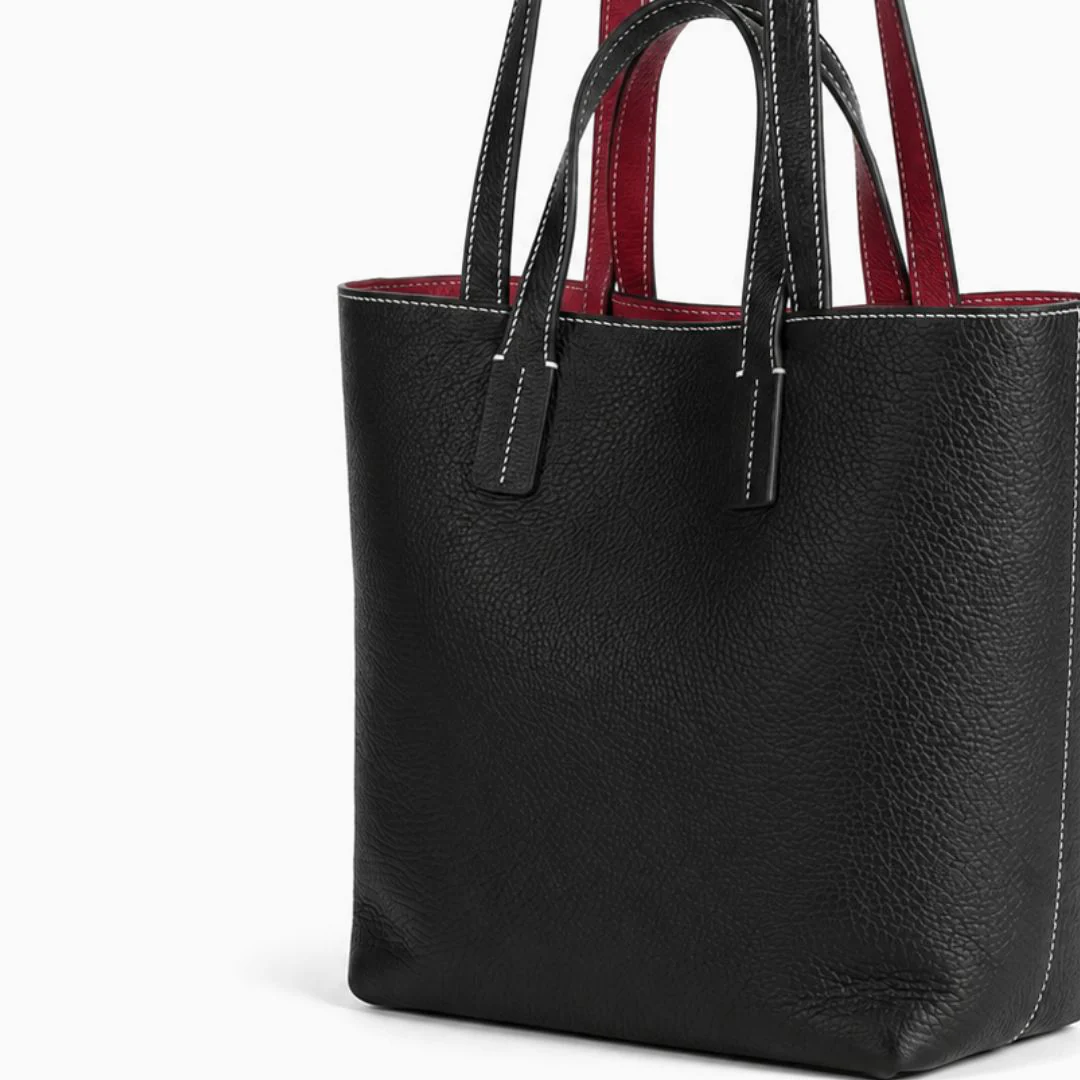 Audrey Contrast Bucket Tote - Image 2