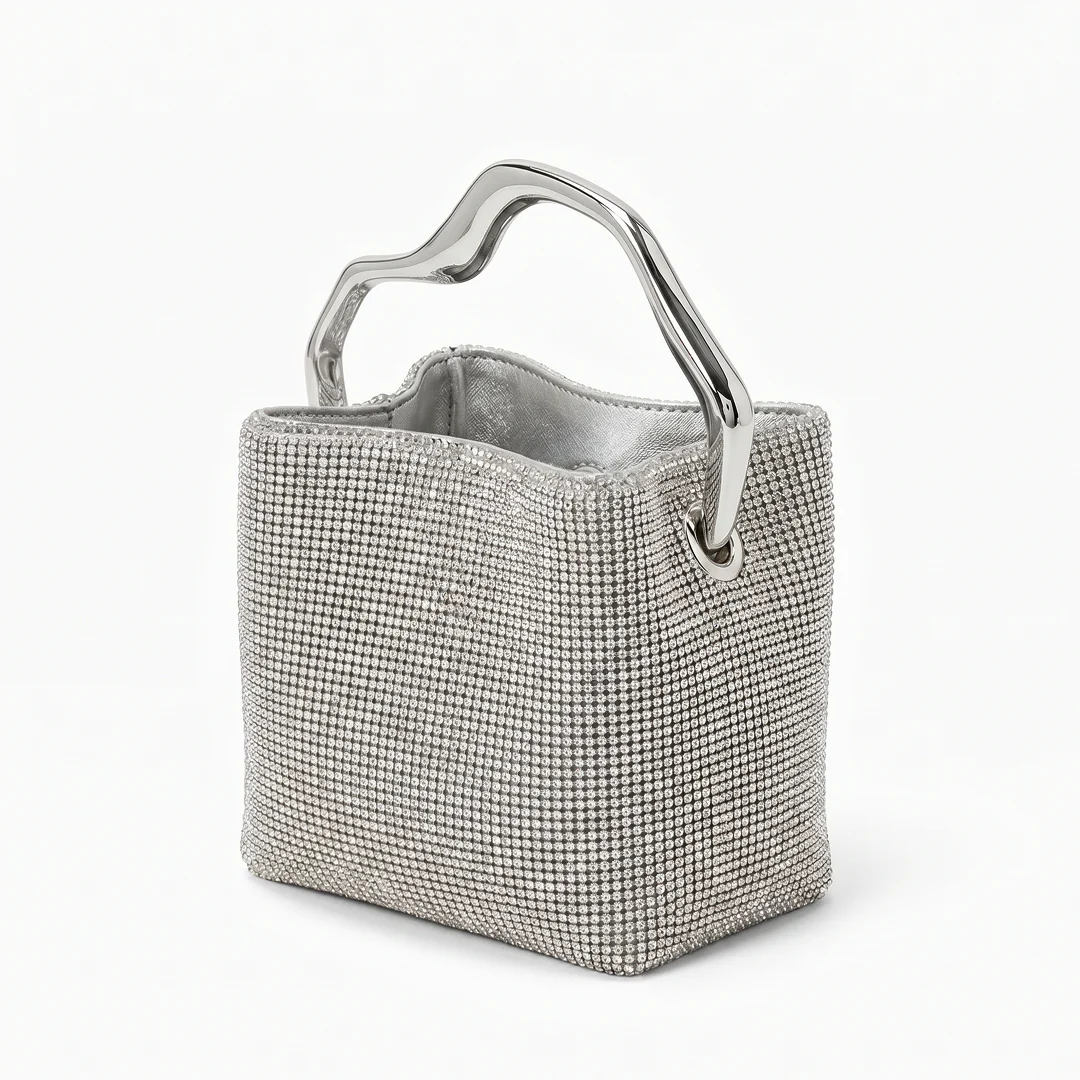 Celeste Crystal Bucket Bag - Image 17