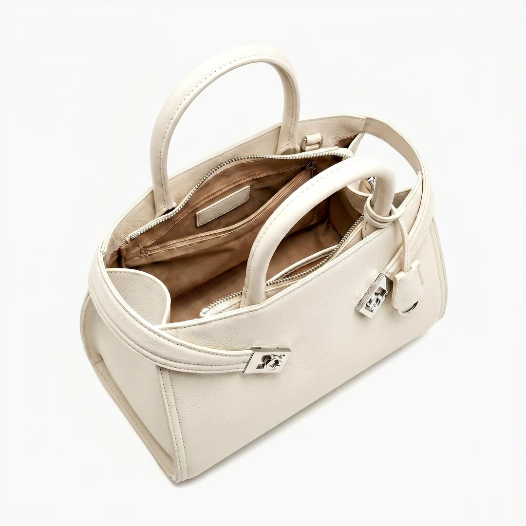 Clarisse Structured Top-Handle Bag - Image 10