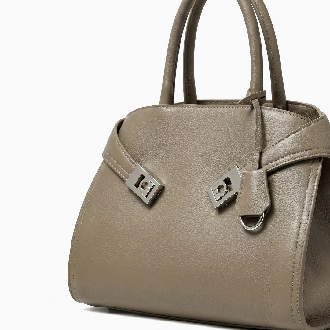 Clarisse Structured Top-Handle Bag - Image 12