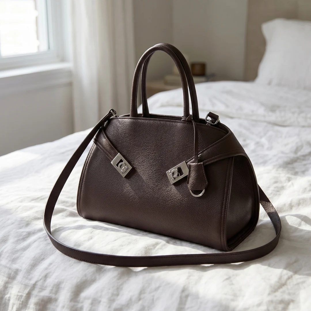 Clarisse Structured Top-Handle Bag - Image 19