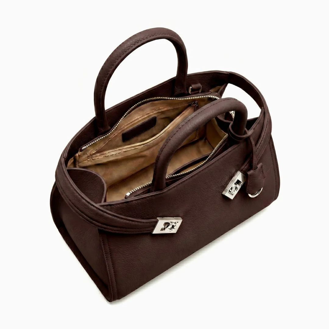 Clarisse Structured Top-Handle Bag - Image 20
