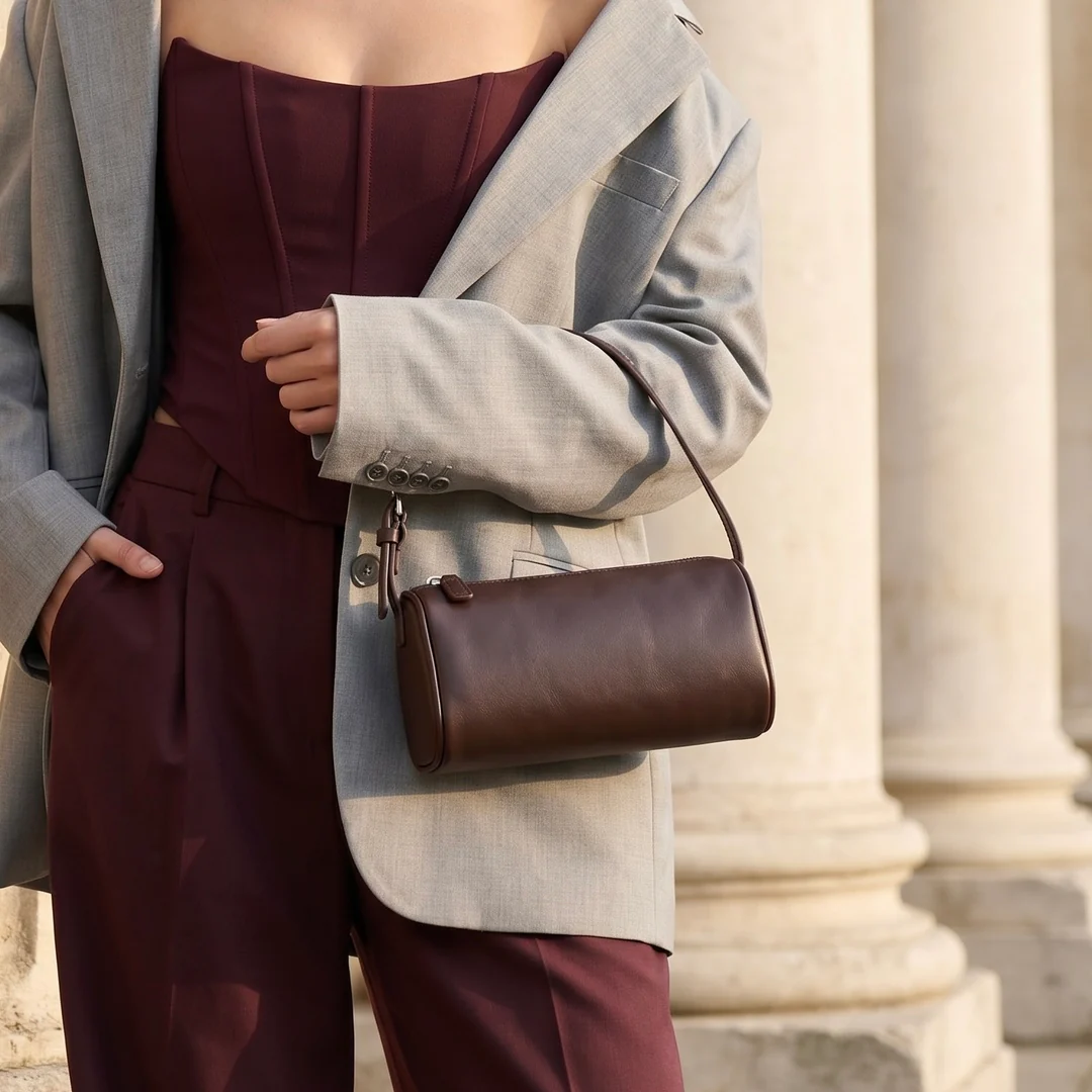 Cleo Cylinder Shoulder Bag - Image 13