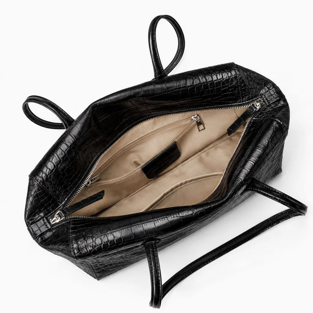 Constance Croc-Embossed Tote - Image 5