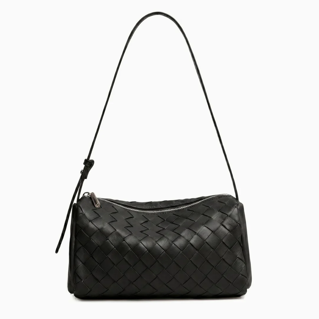 Daria Woven Barrel Bag