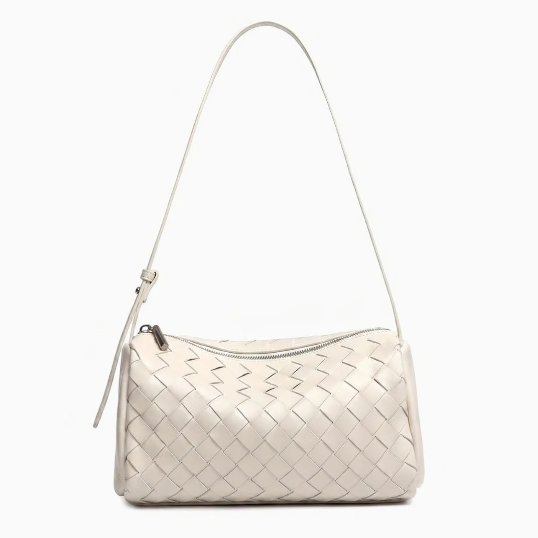 Daria Woven Barrel Bag - Image 6