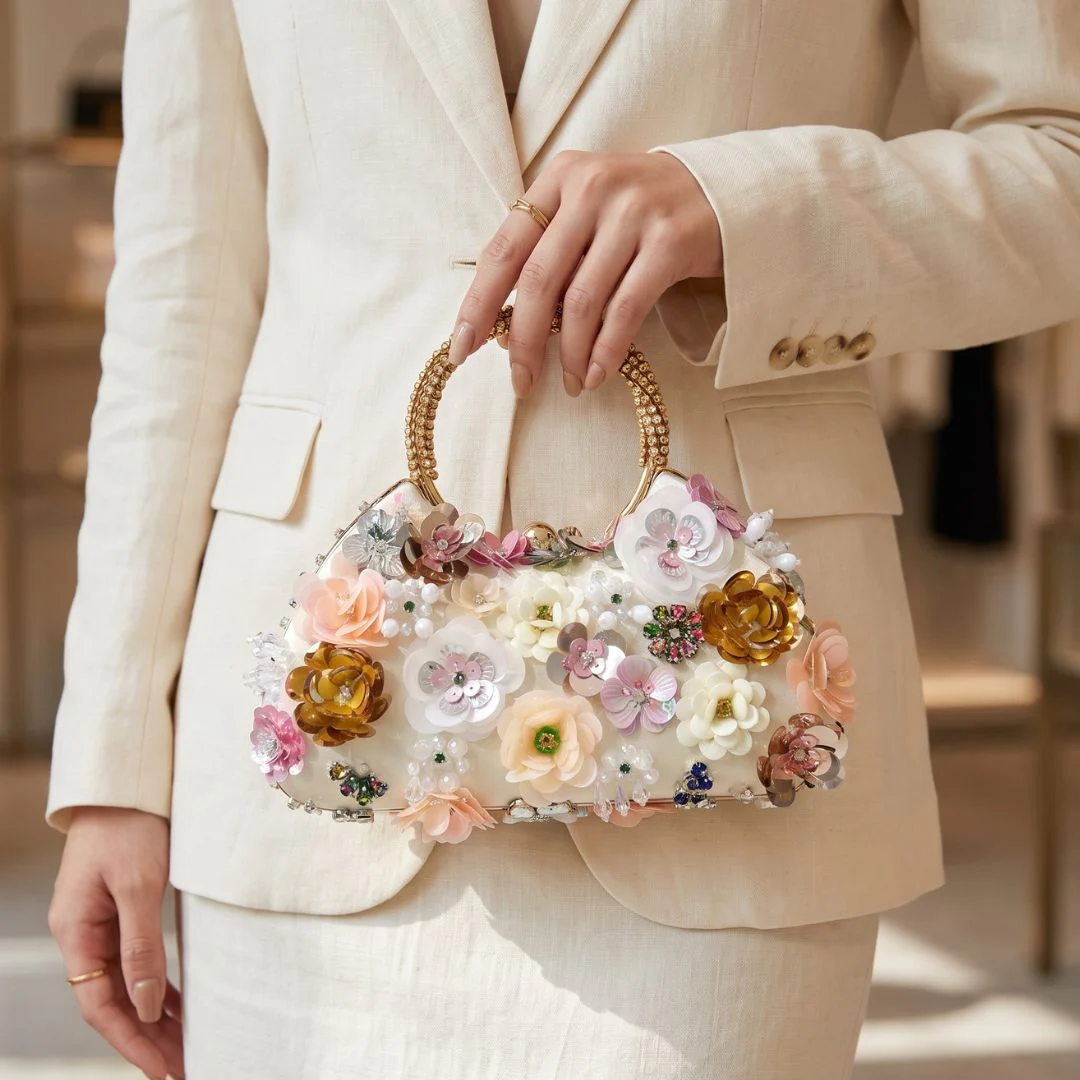 Eden Floral Evening Bag - Image 3