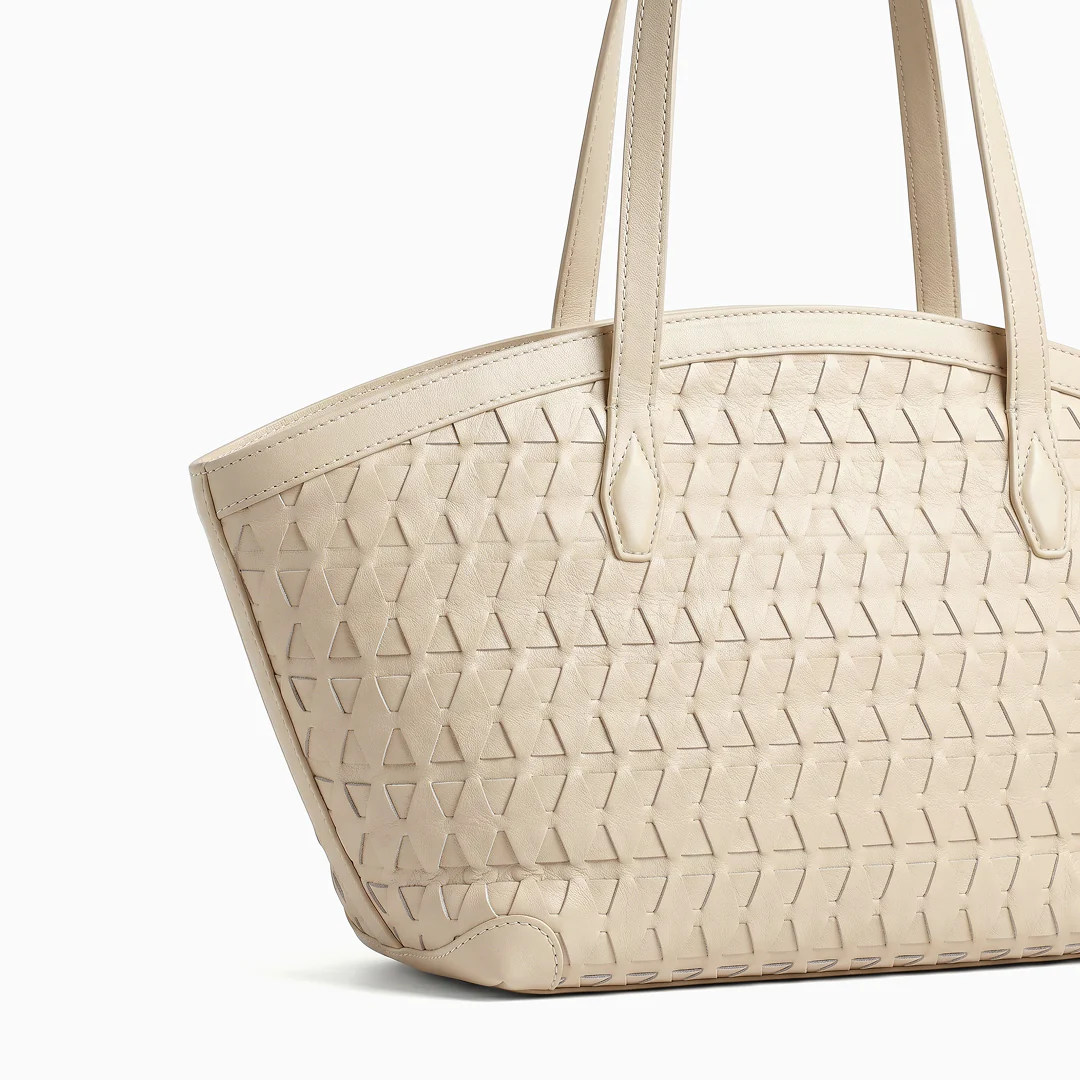Fiona Woven Leather Tote - Image 12