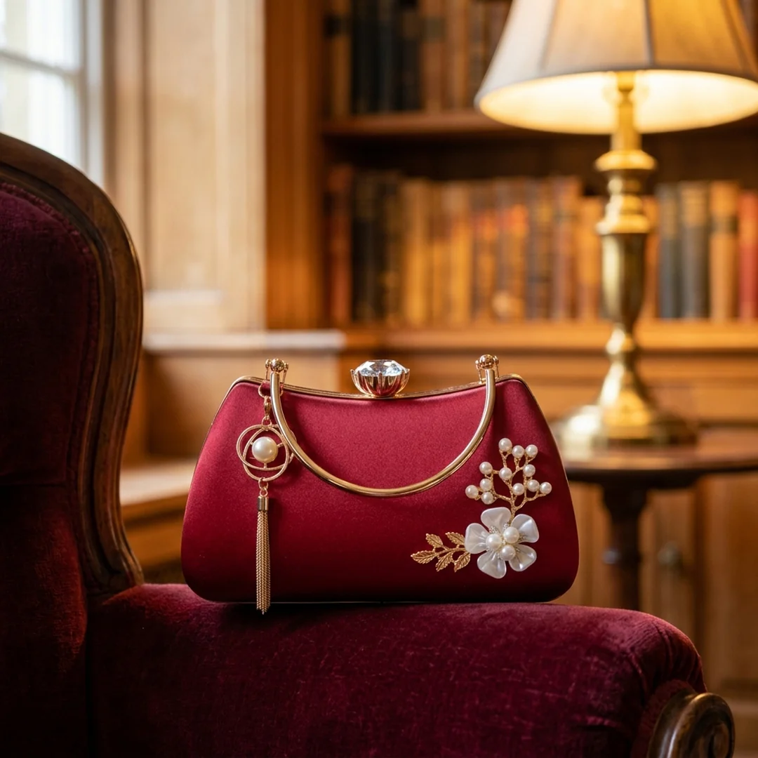 Fleur Pearl Evening Bag - Image 14