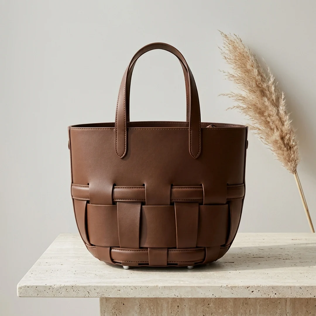 Gianna Basket Tote - Image 9