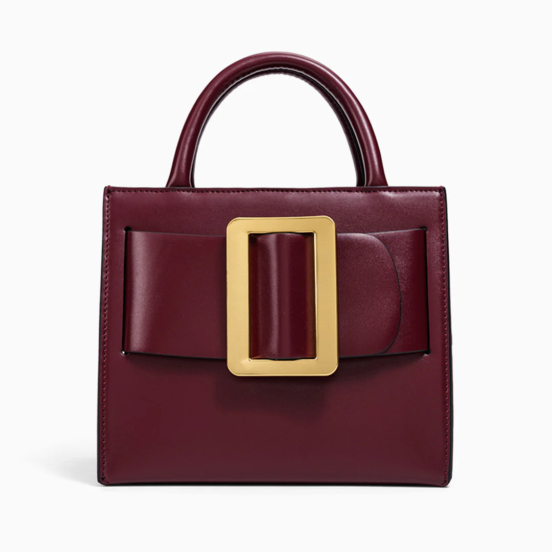 Greta Buckle Top-Handle Bag - Image 11