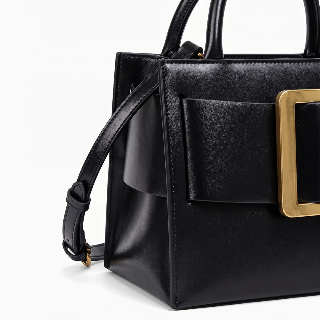 Greta Buckle Top-Handle Bag - Image 2