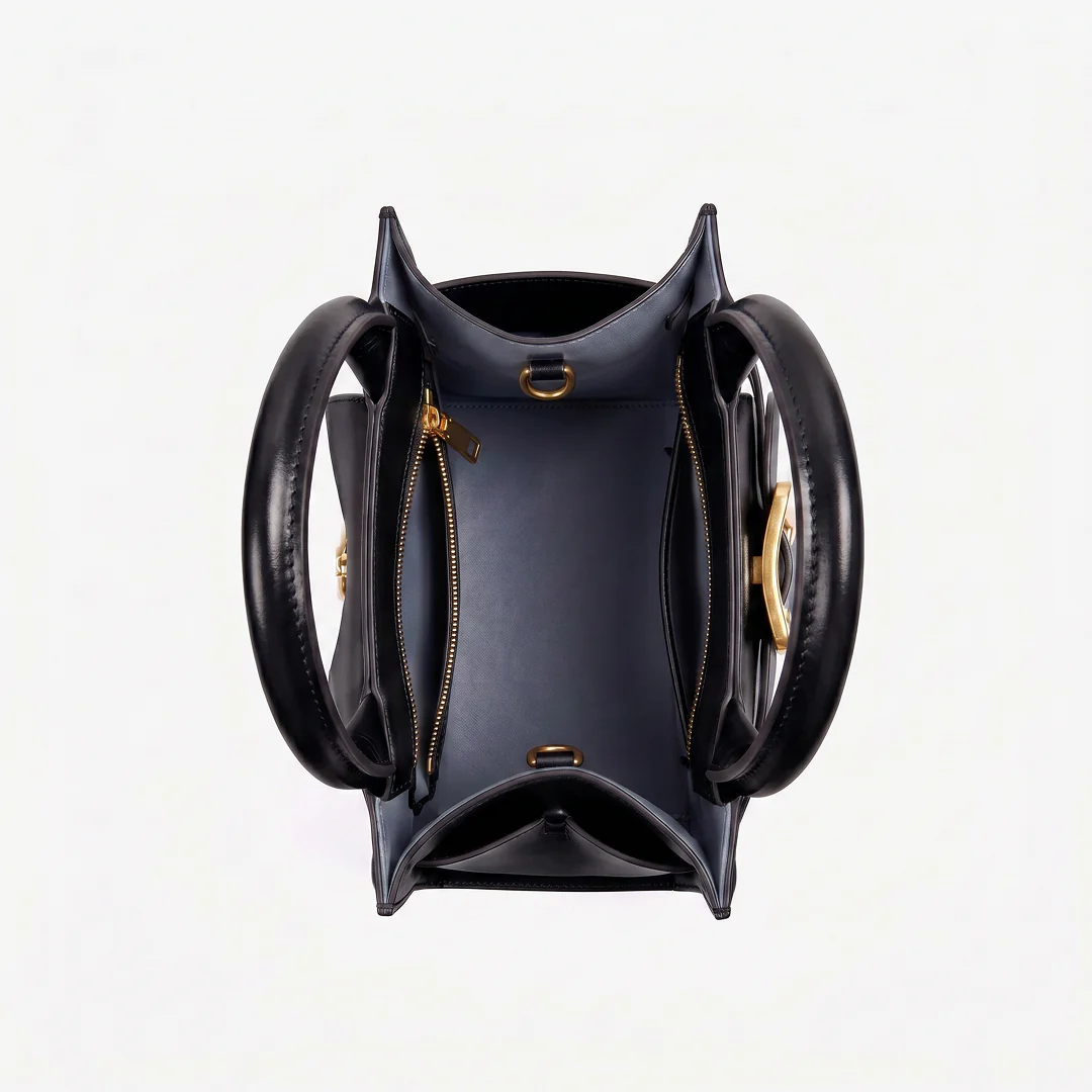 Greta Buckle Top-Handle Bag - Image 5