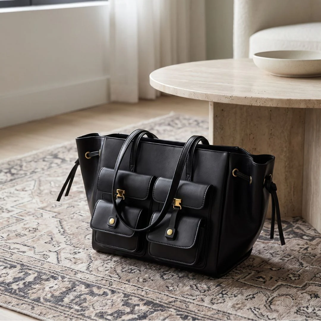 Harlow Double Pocket Tote - Image 4