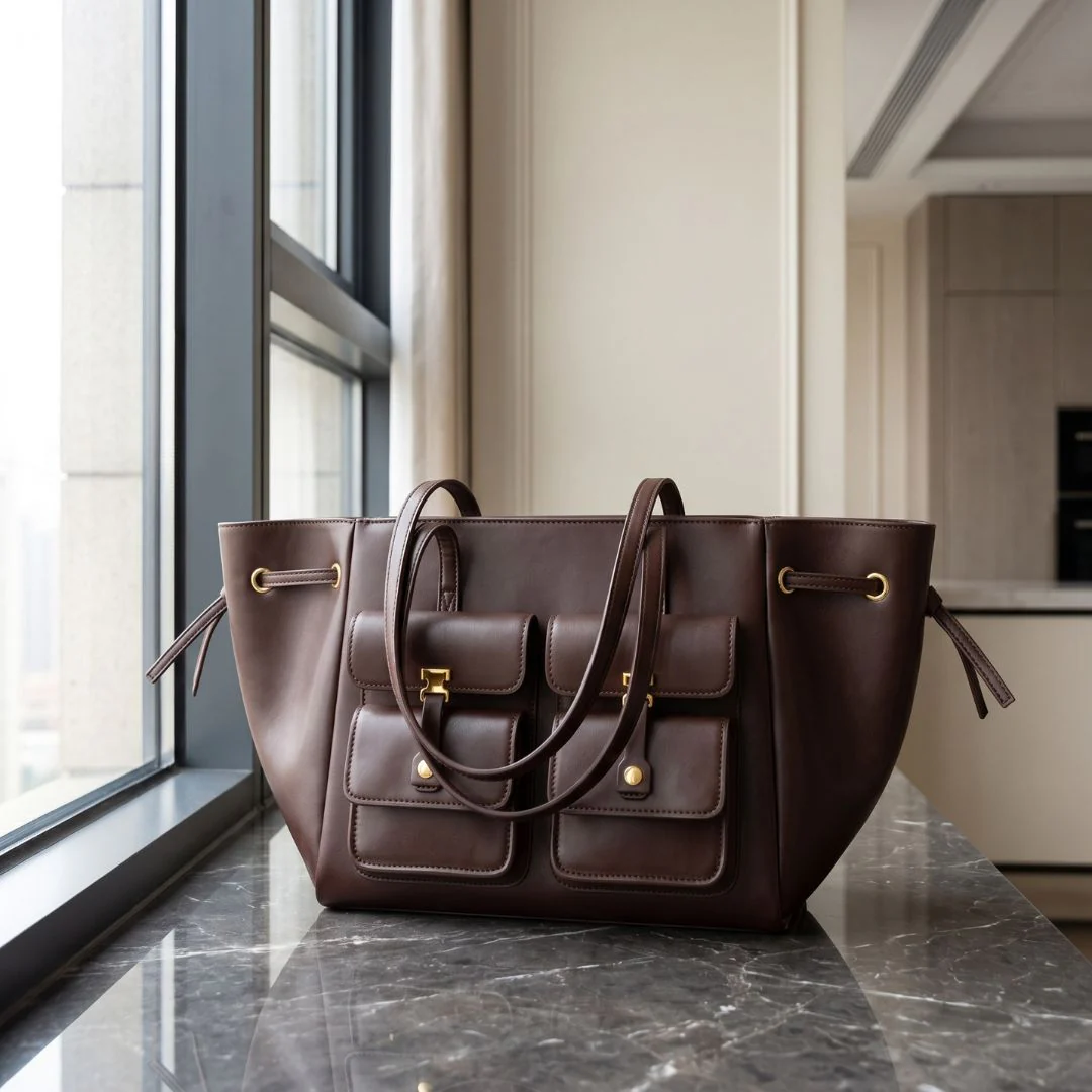 Harlow Double Pocket Tote - Image 9