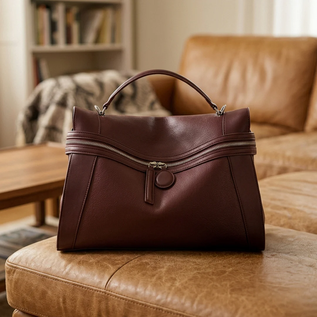 Harper Leather Tote - Image 4