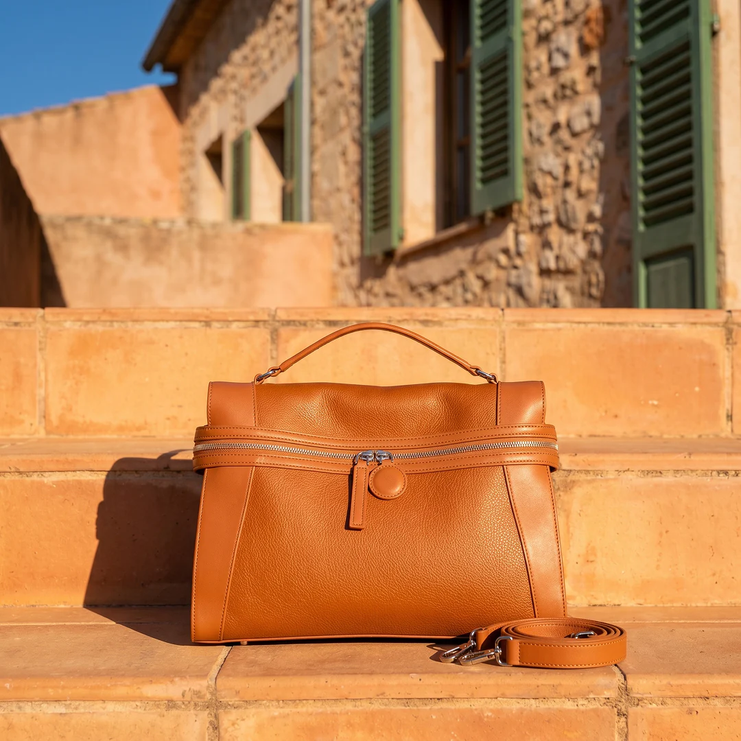 Harper Leather Tote - Image 9