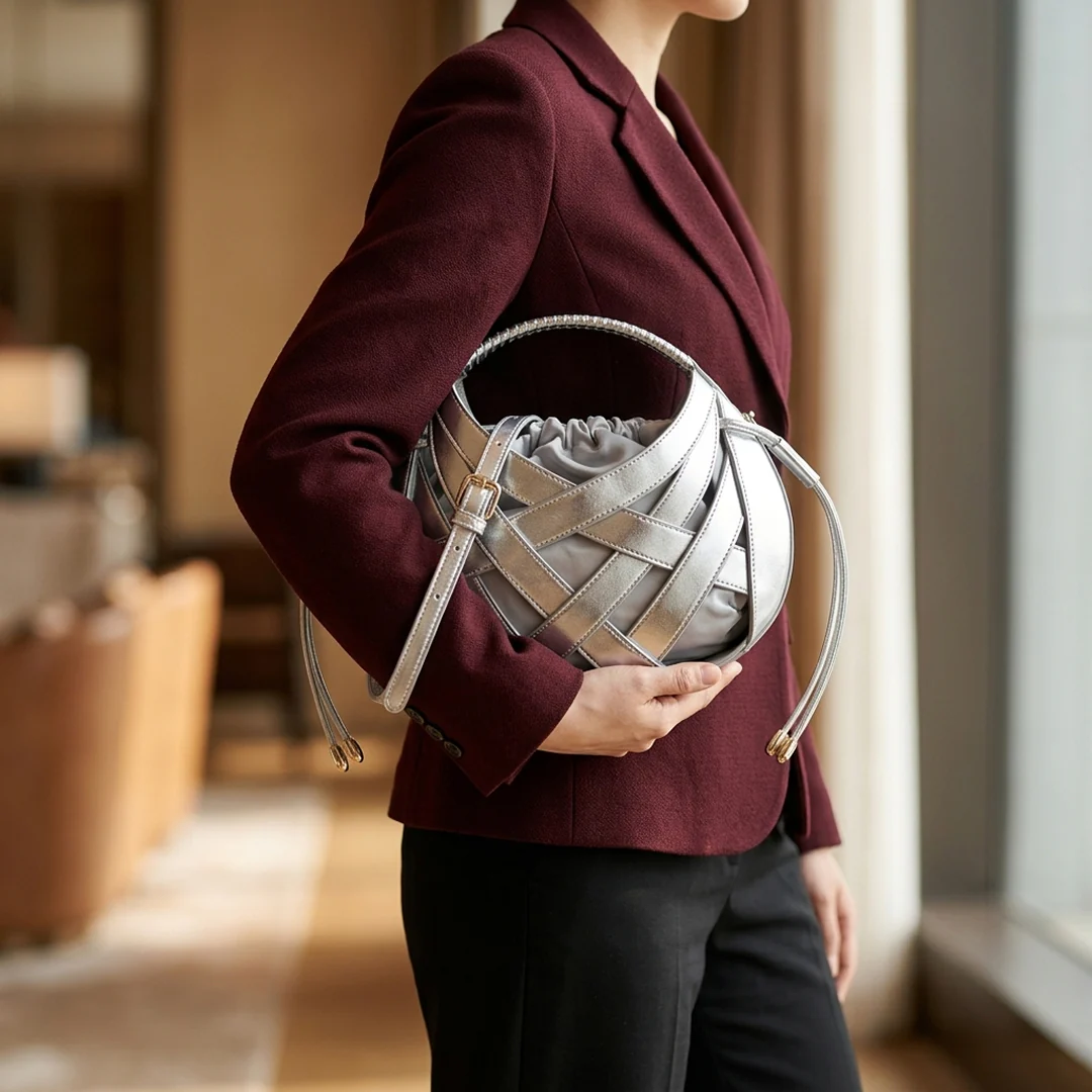 Marcheline Cage Bucket Bag - Image 28
