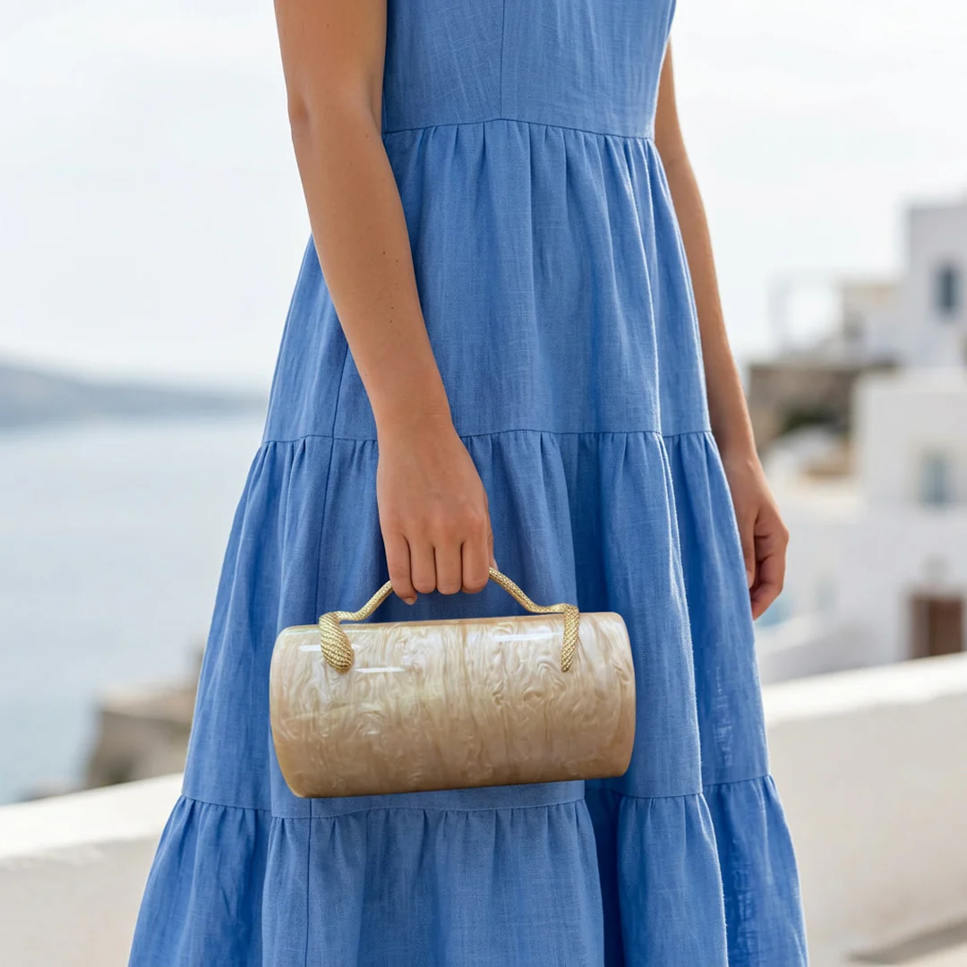 Maren Acrylic Clutch Bag - Image 19