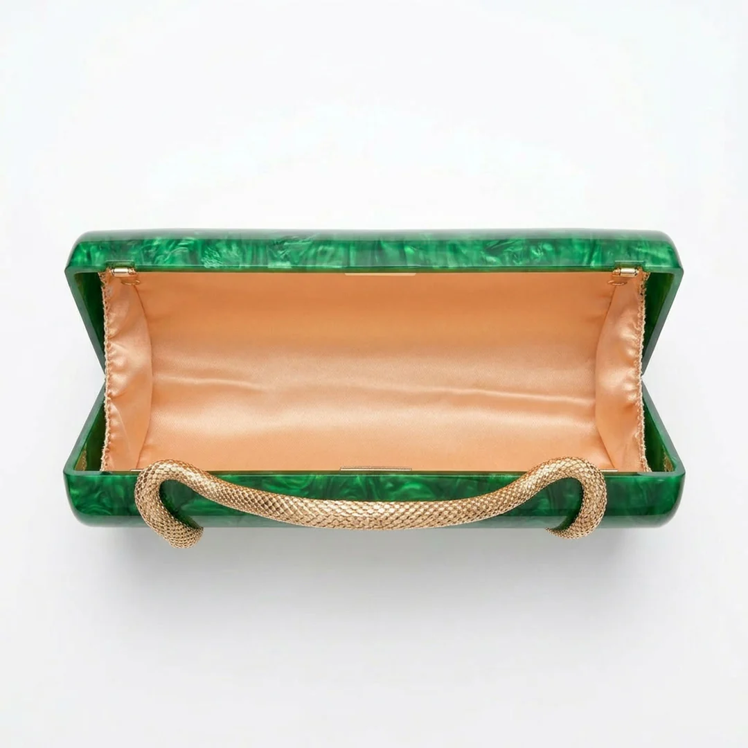 Maren Acrylic Clutch Bag - Image 24