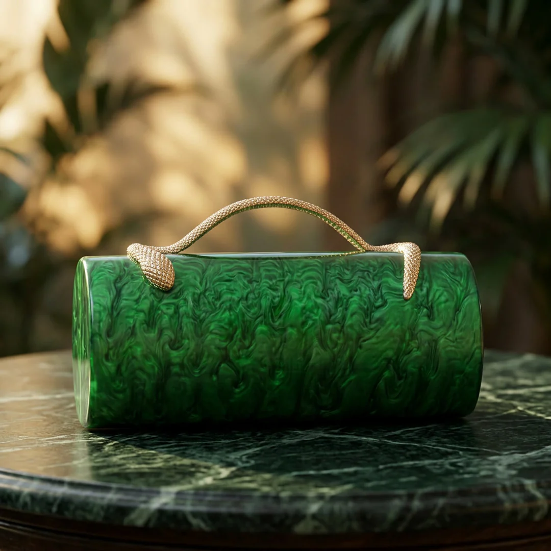 Maren Acrylic Clutch Bag - Image 4