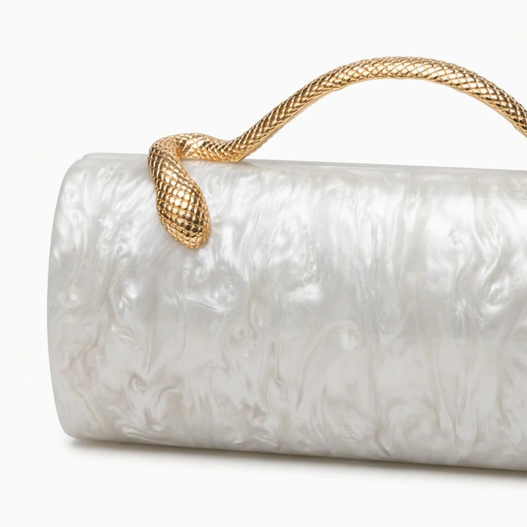Maren Acrylic Clutch Bag - Image 6