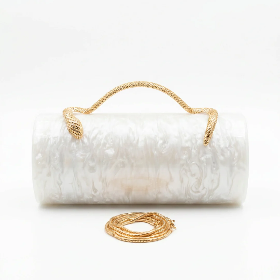 Maren Acrylic Clutch Bag - Image 9