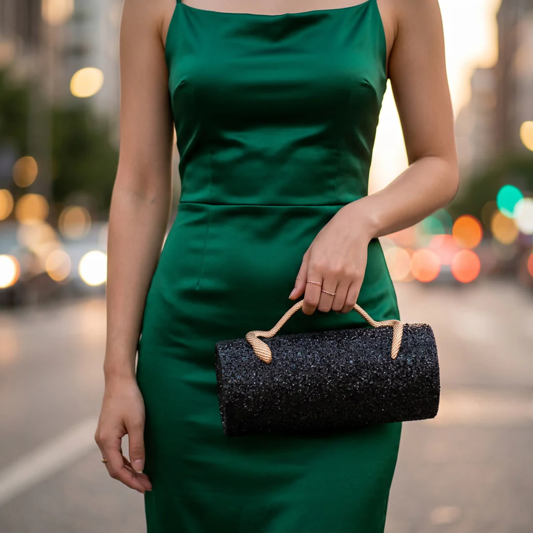 Maren Crystals Clutch Bag - Image 3