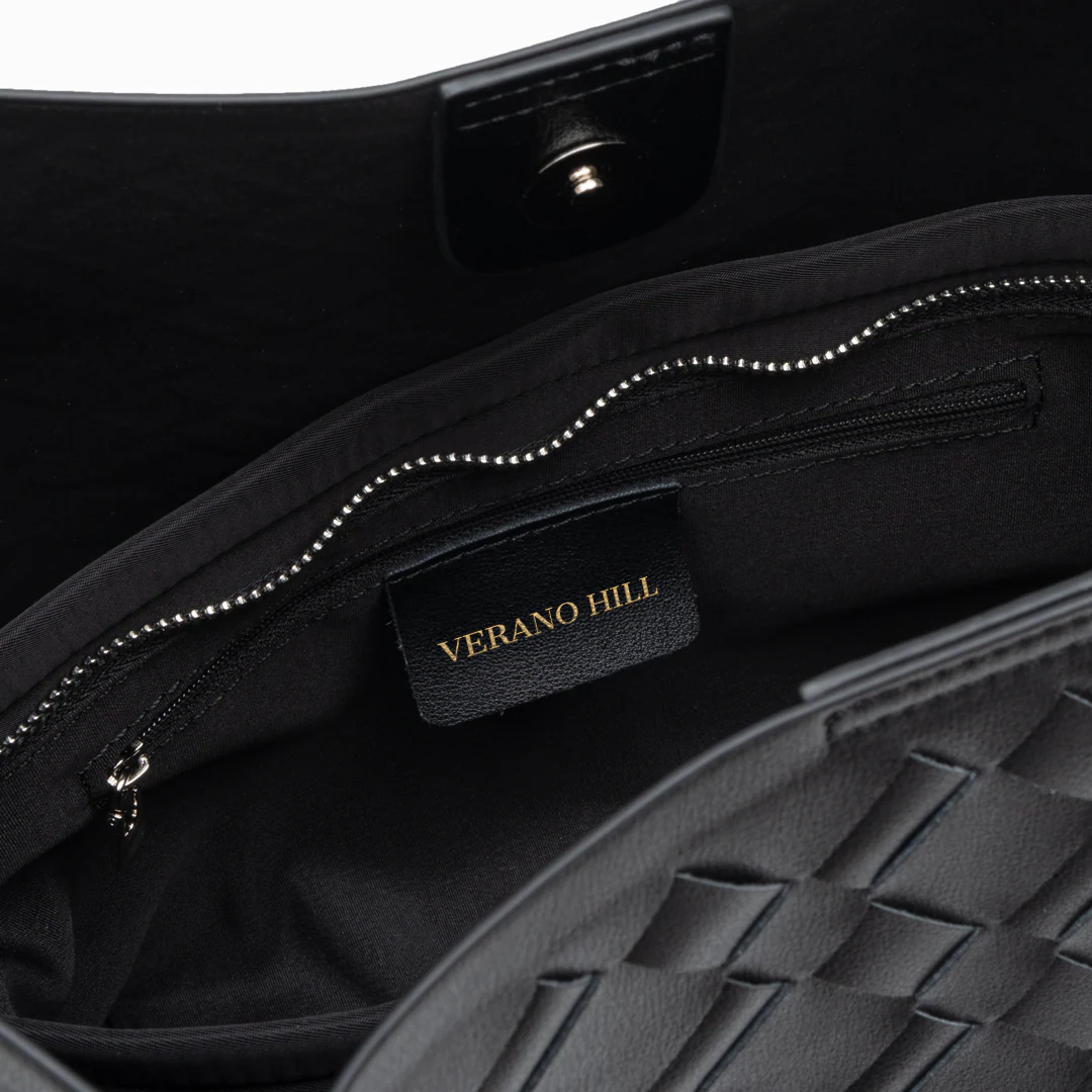 Mila Woven Shoulder Bag - Image 6