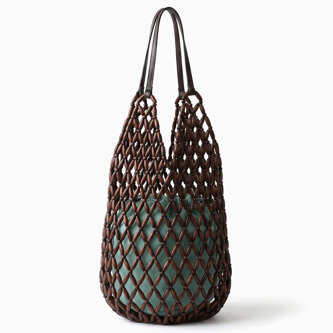 Paloma Beaded Net Shoulder Bag