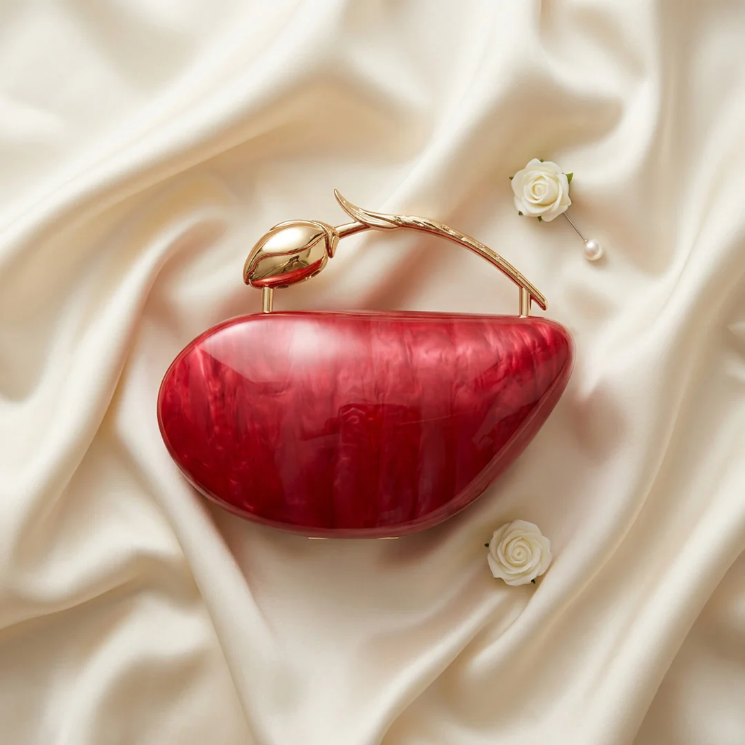 Rosa Acrylic Clutch Bag - Image 10