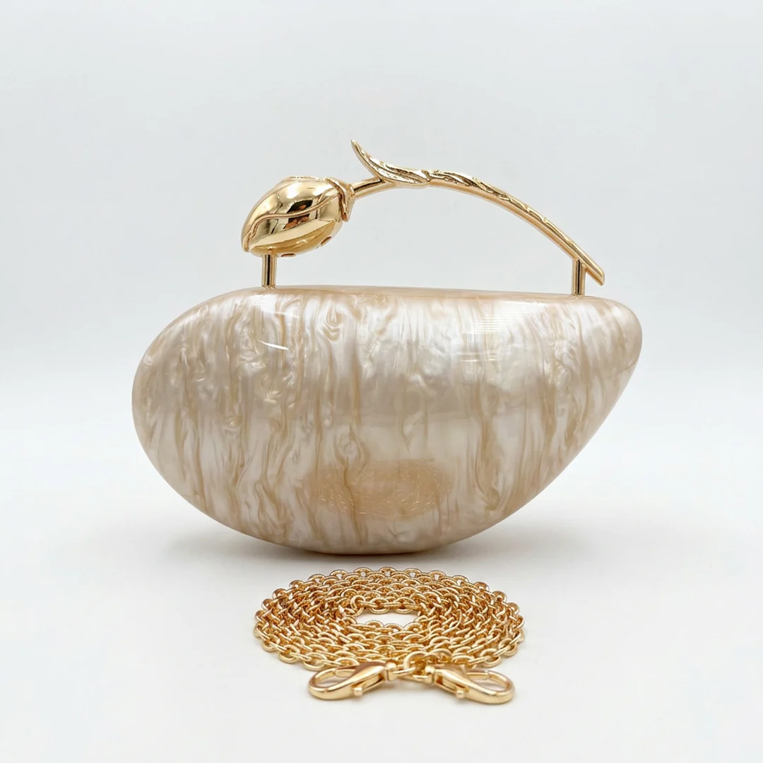 Rosa Acrylic Clutch Bag - Image 17