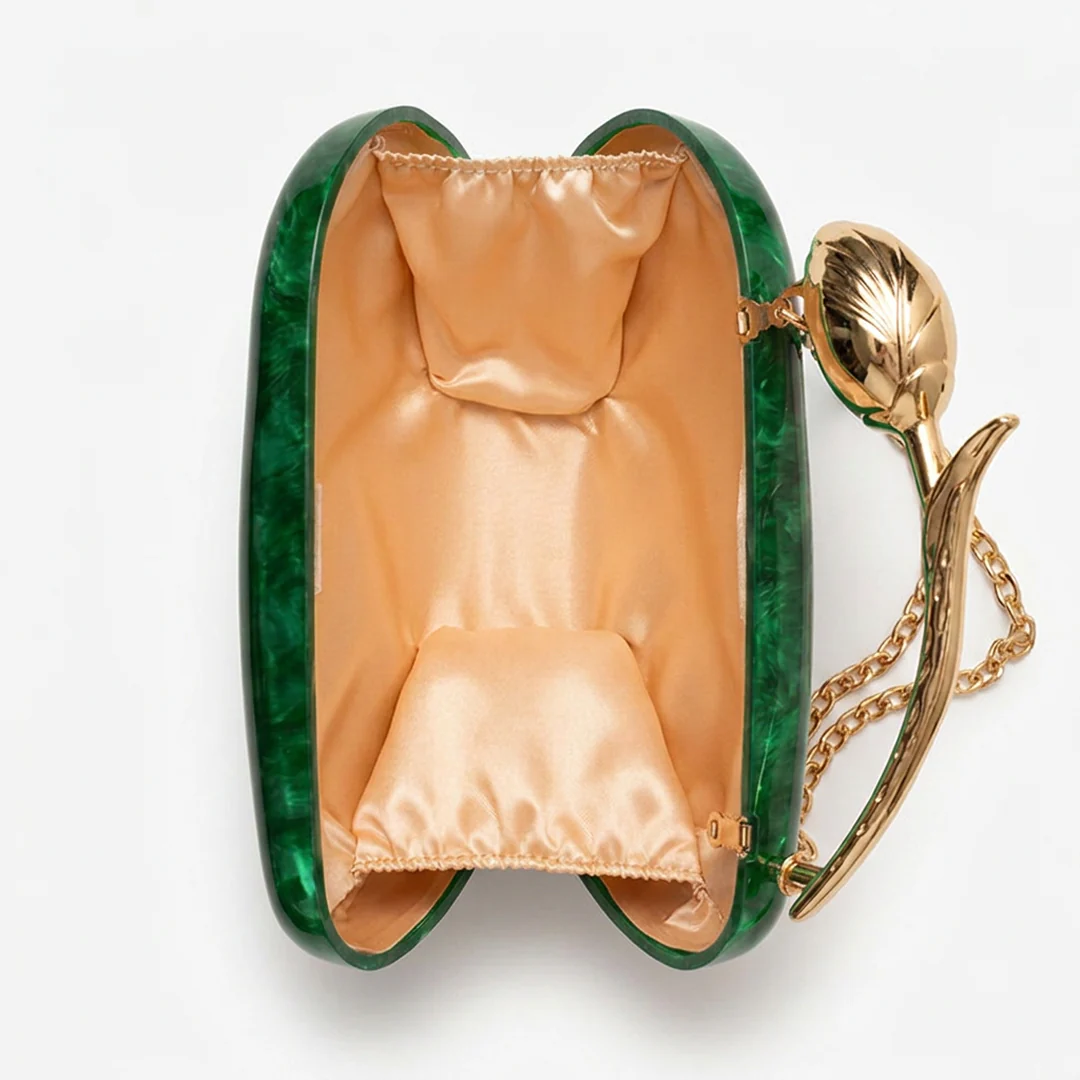 Rosa Acrylic Clutch Bag - Image 24