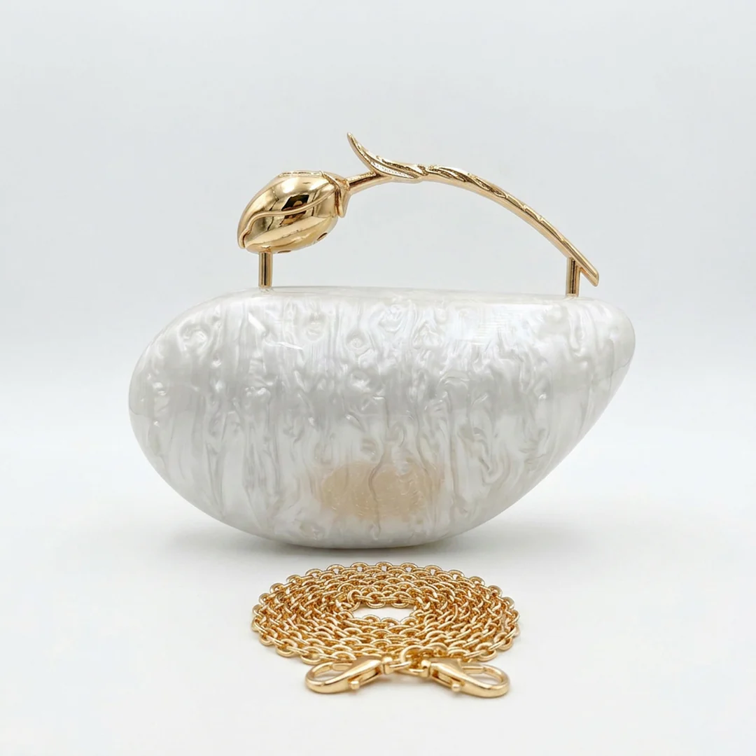 Rosa Acrylic Clutch Bag - Image 5