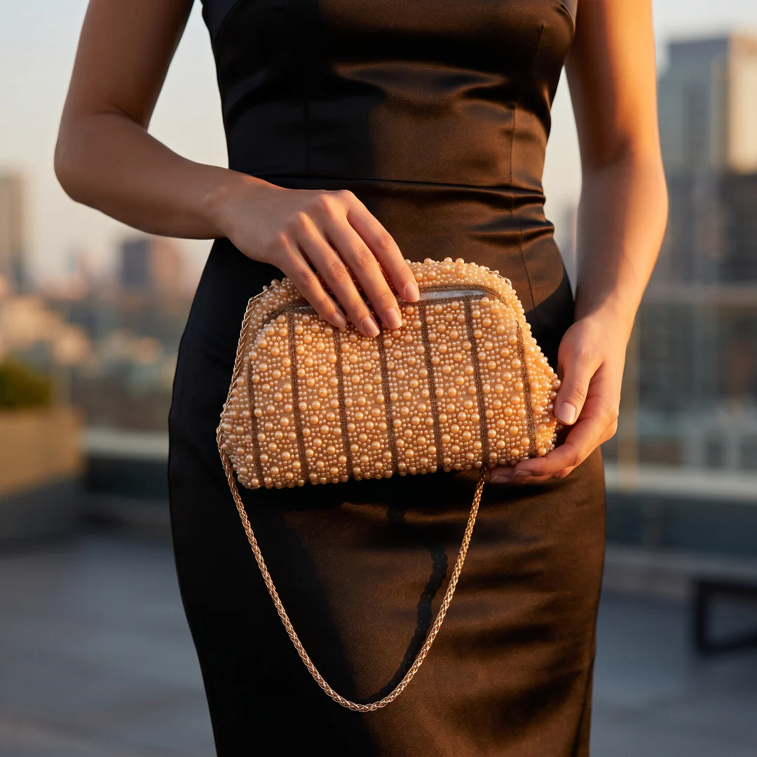Seraphina Pearl Clutch - Image 9
