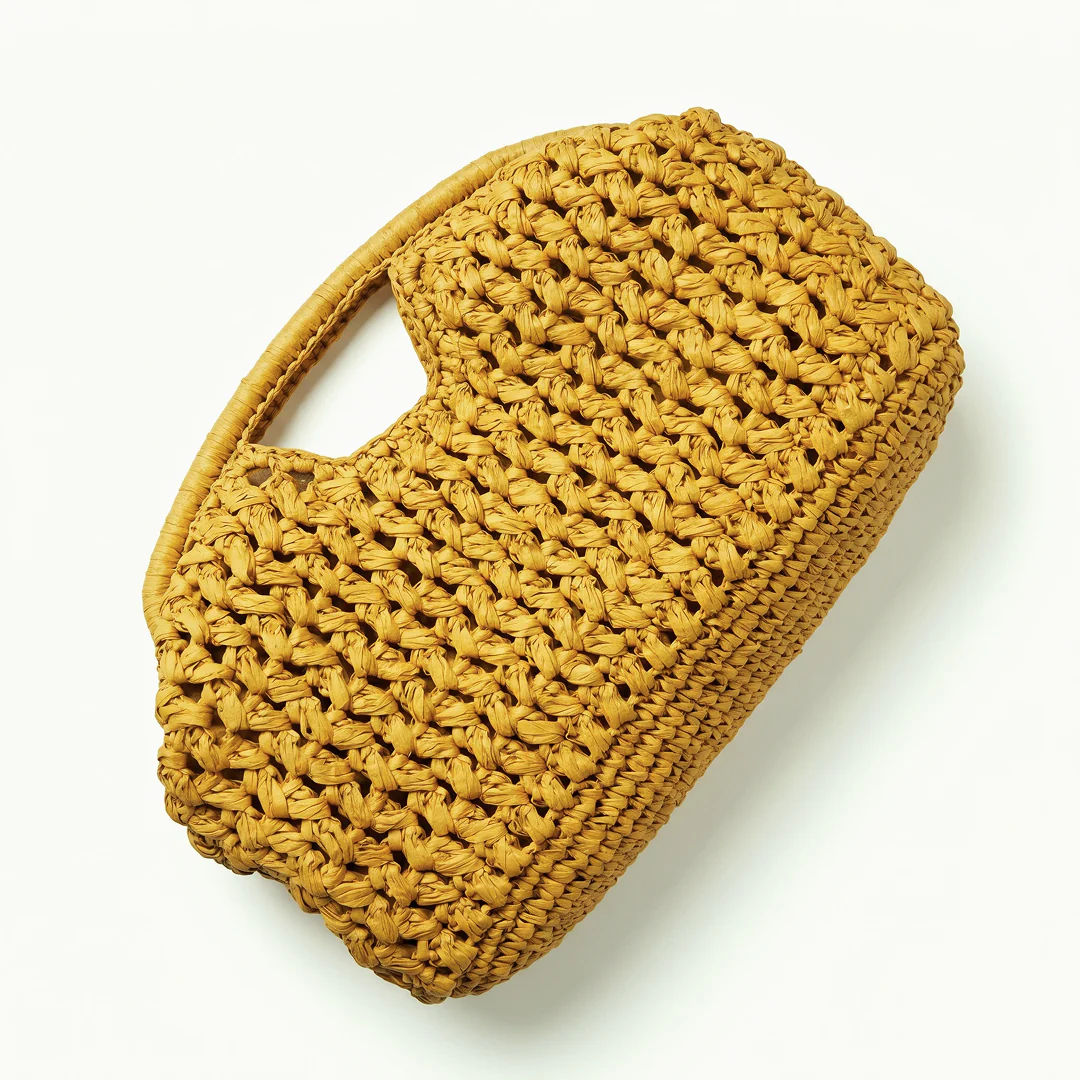 Soleil Woven Straw Bag - Image 5