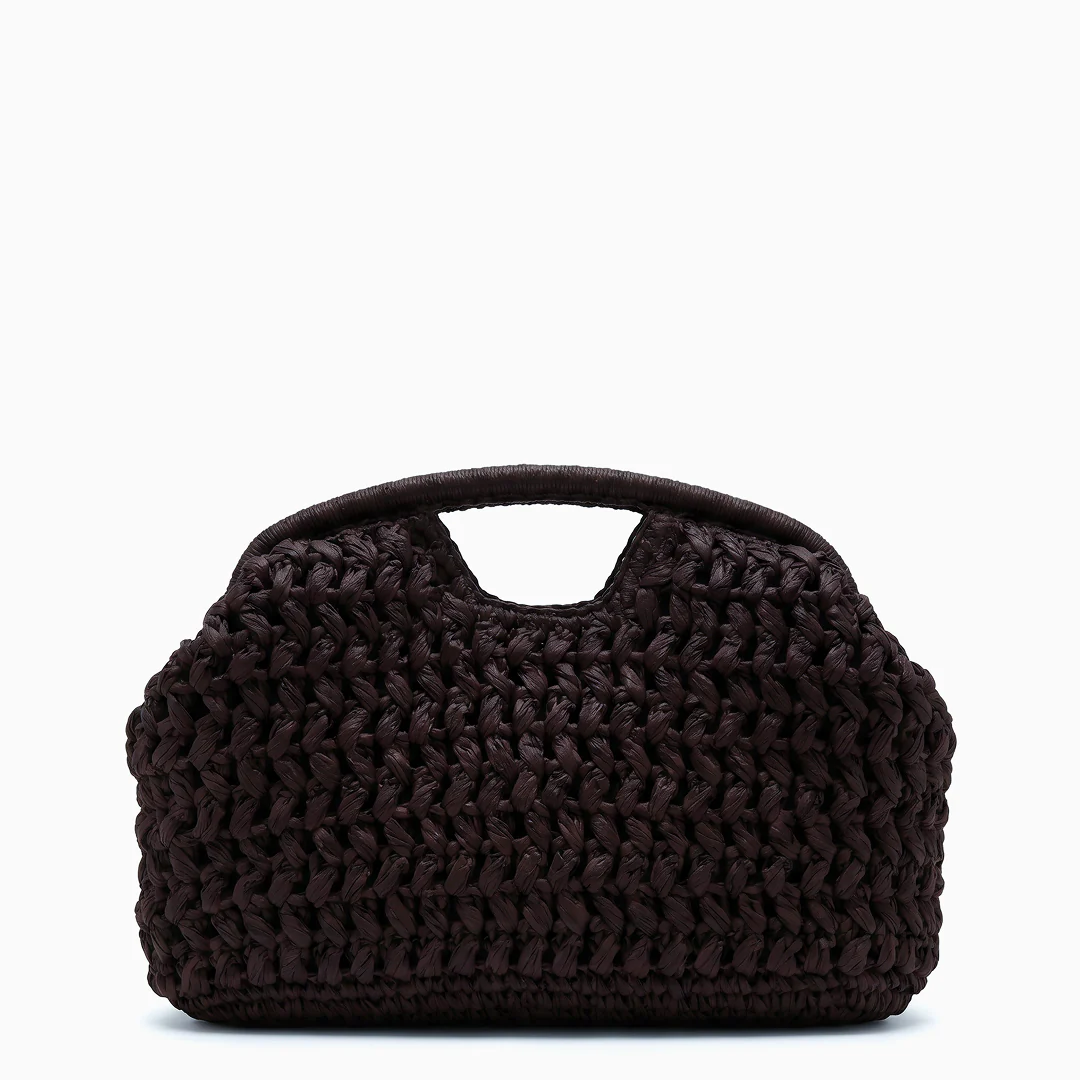 Soleil Woven Straw Bag - Image 6