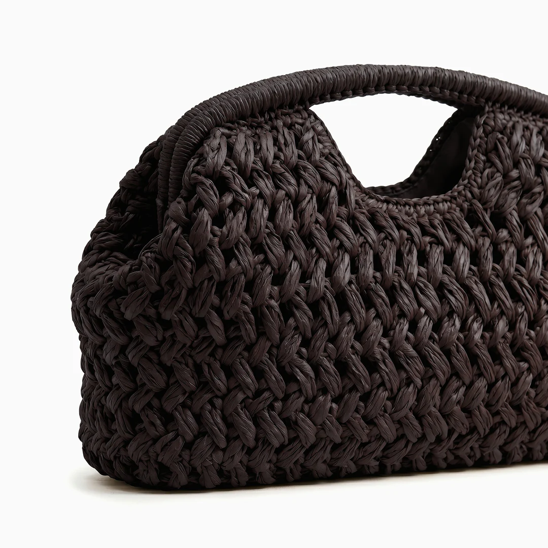 Soleil Woven Straw Bag - Image 7