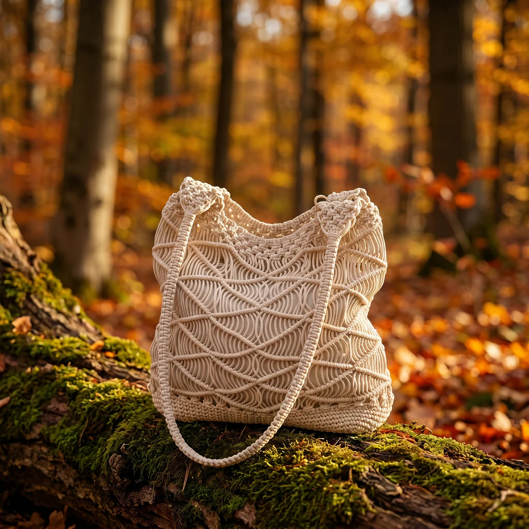Tessa Macrame Tote - Image 4