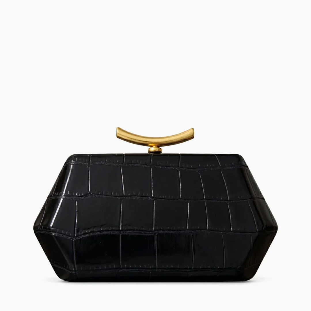Vesper Embossed Clutch