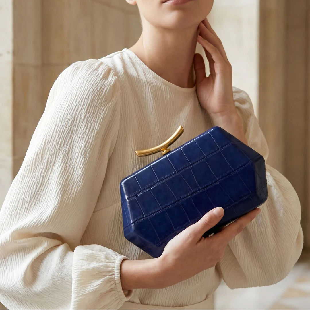 Vesper Embossed Clutch - Image 23