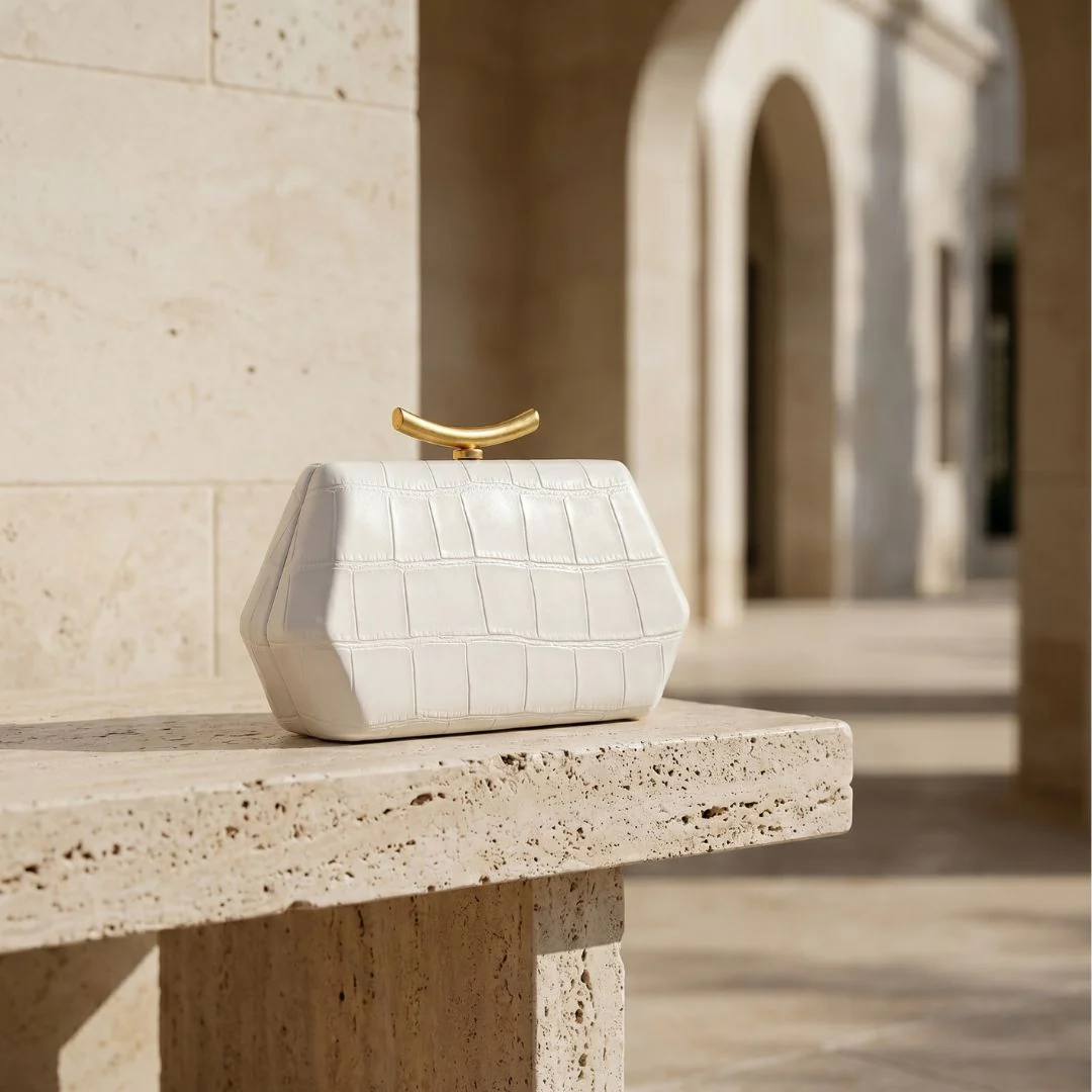 Vesper Embossed Clutch - Image 9