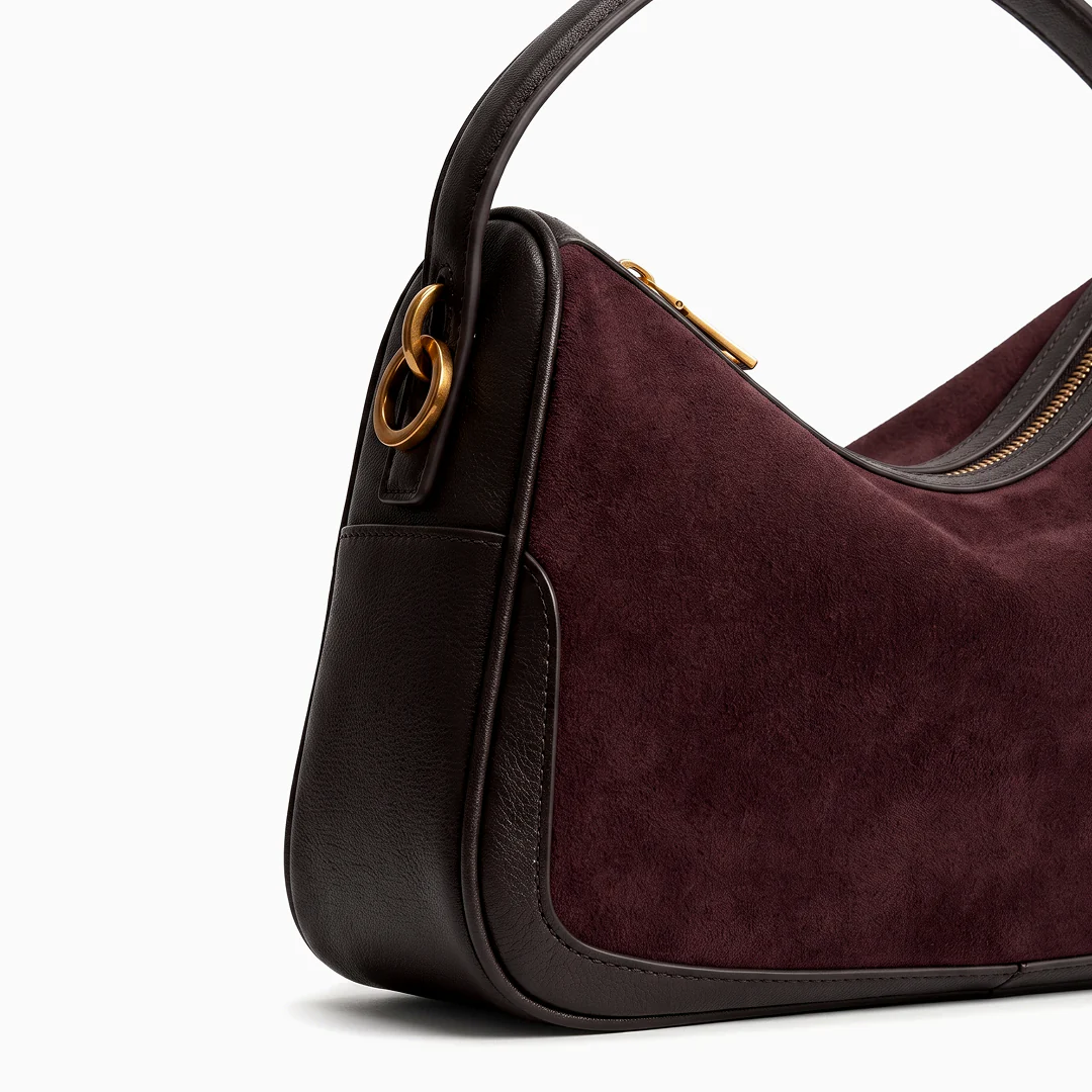 Vienna Suede Shoulder Bag - Image 12