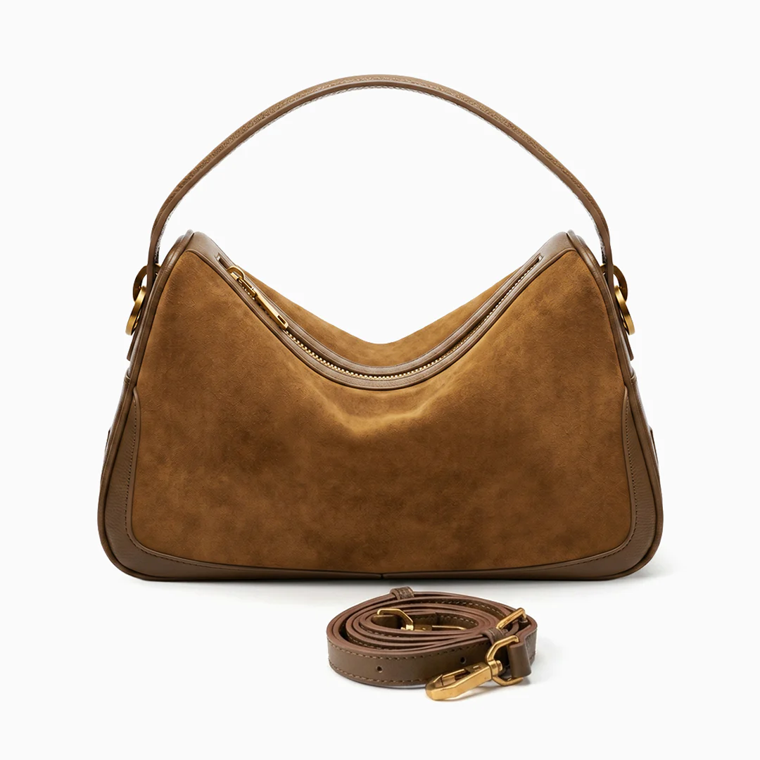 Vienna Suede Shoulder Bag - Image 5