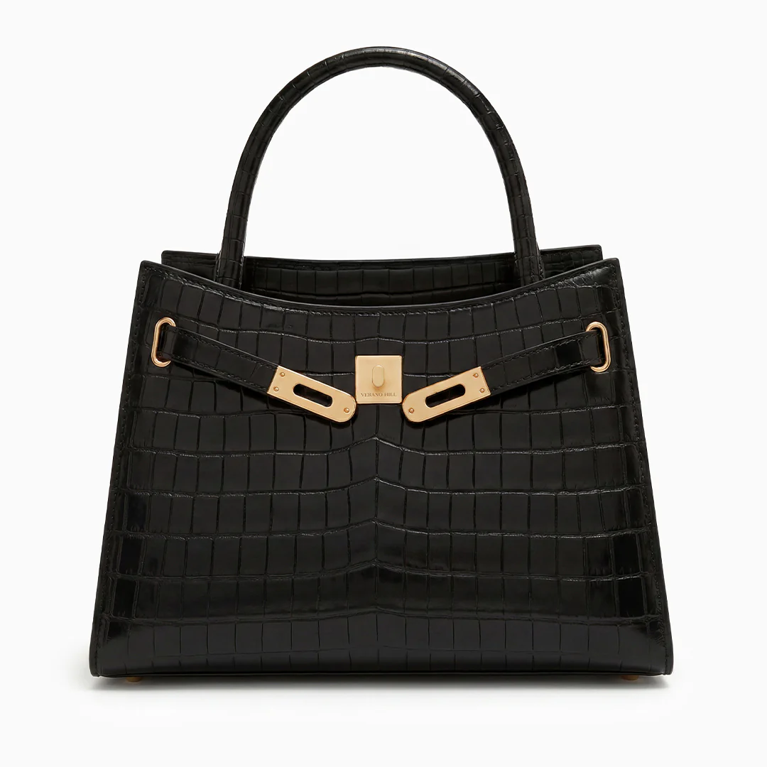 Zari Croco Handbag - Image 6
